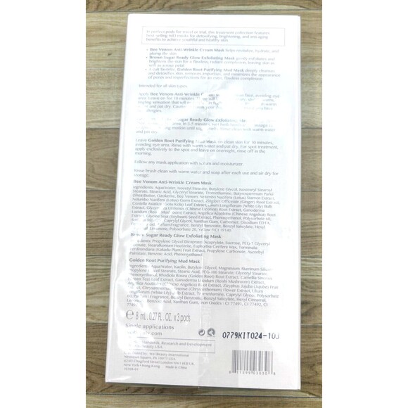 WEI Multitask Multi Mask Collection Set of Three Pods w/ Brush Trial Size New - Picture 6 of 16